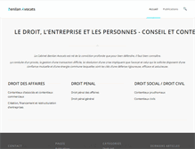 Tablet Screenshot of benilan-avocats.com